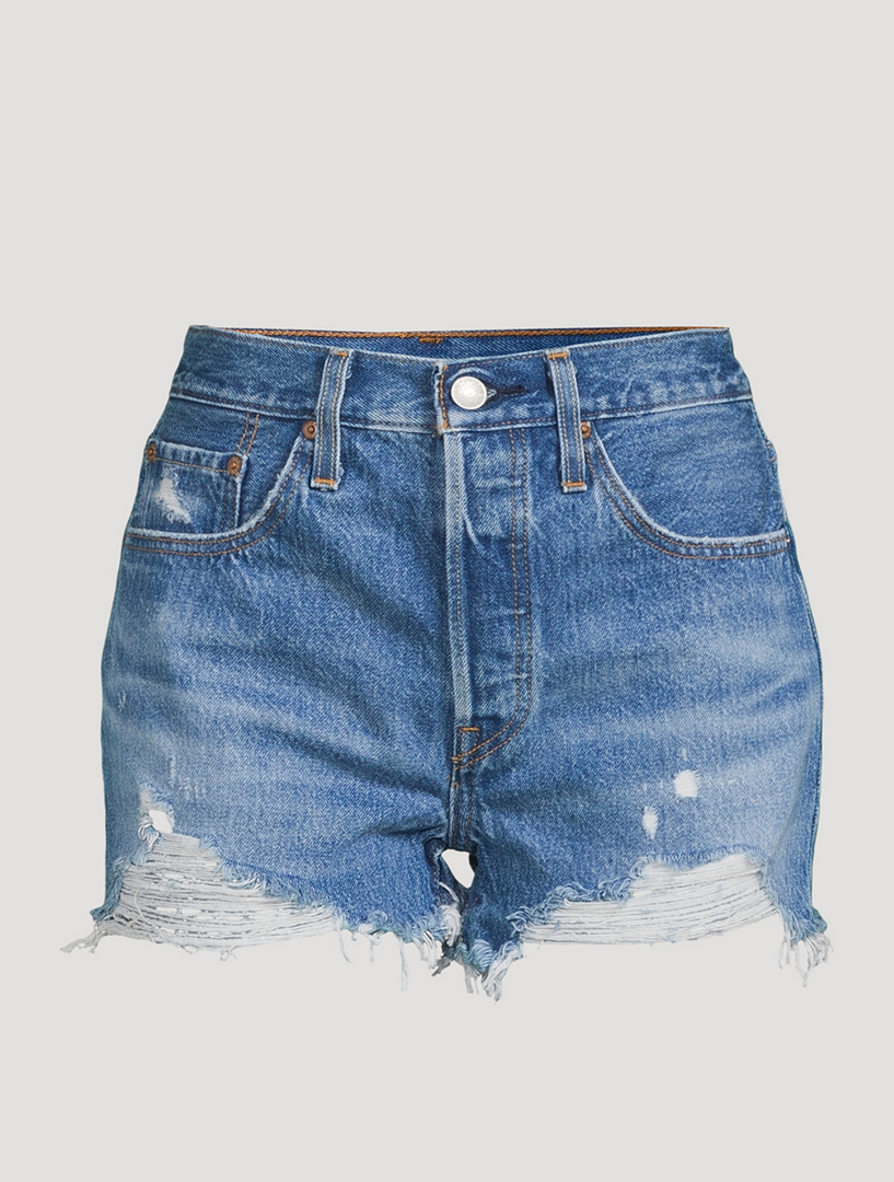 Levi's high rise denim shorts online