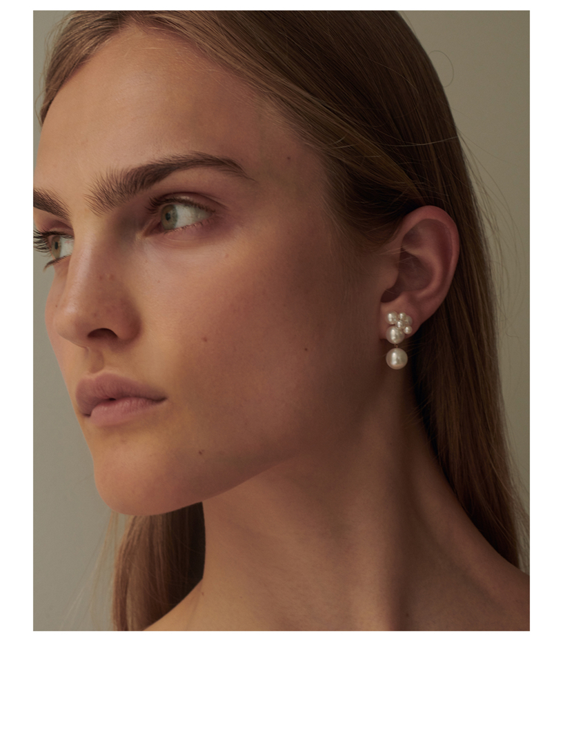 Bisou Perle 14K Gold Pearl Drop Earring