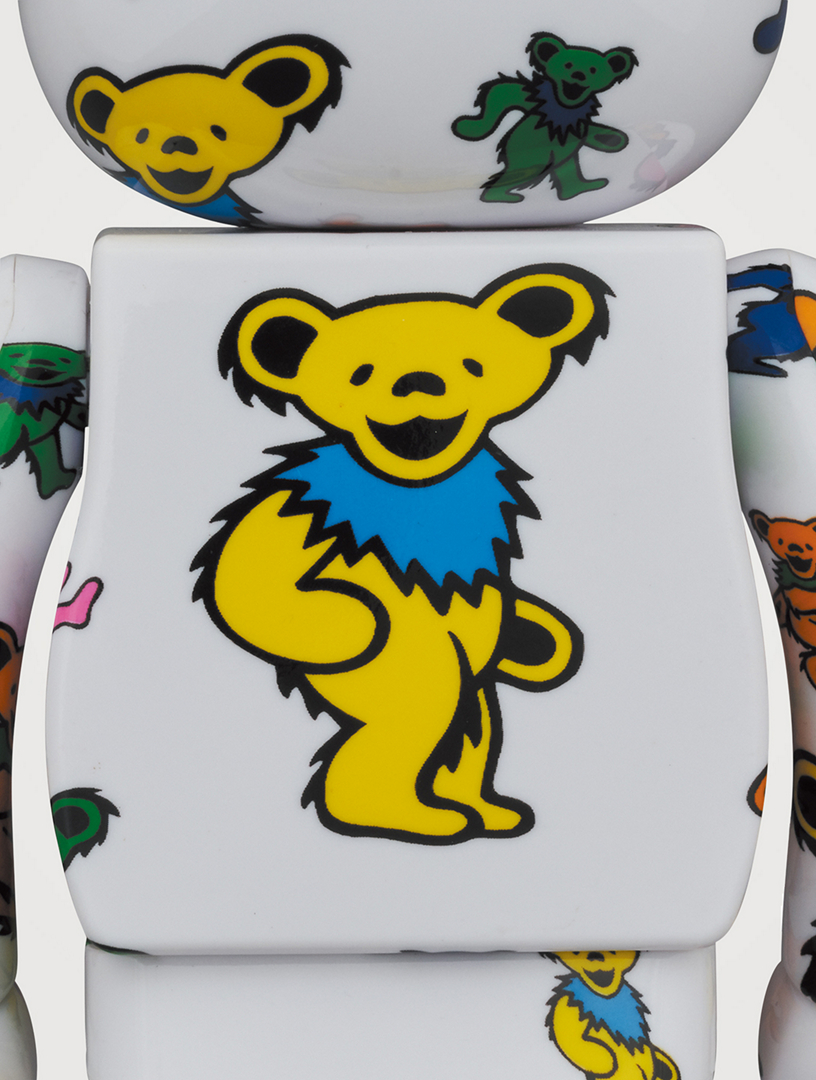 BEARBRICK Grateful Dead (Dancing Bear) 100 & 400% Be@rbrick Set