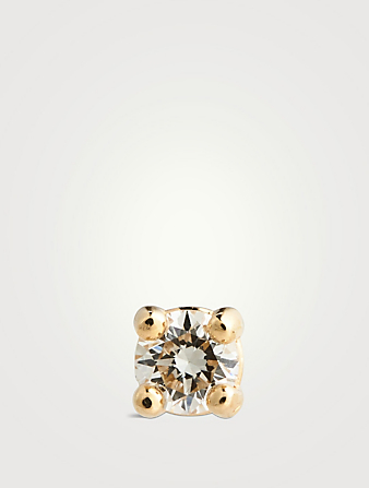 Mel Soldera 14K Gold Diamond Stud Earring