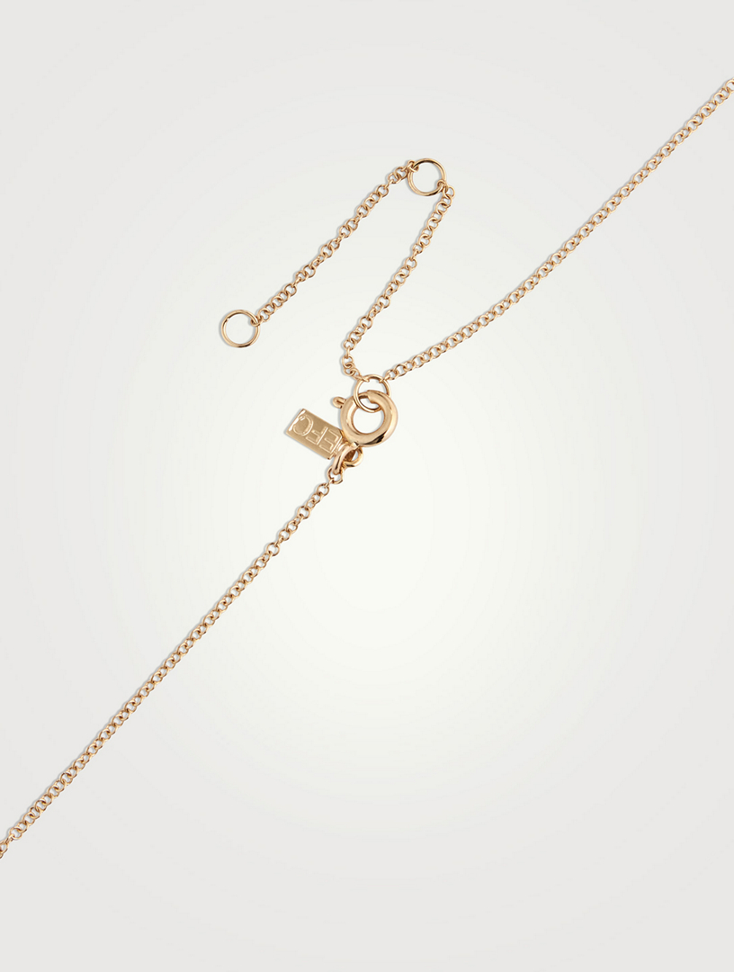 Diamond Dome Pendant Necklace – POPPY FINCH