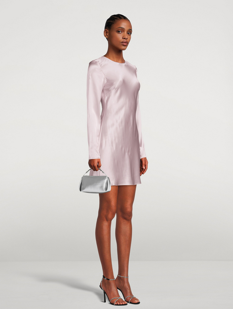 alexander wang silk keyhole back dress Alexander Wang Silk Keyhole Back Dress in Black