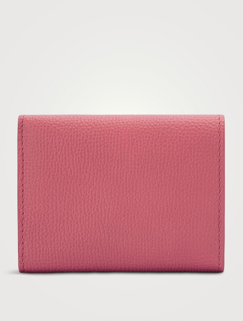 Anagram Trifold Leather Wallet