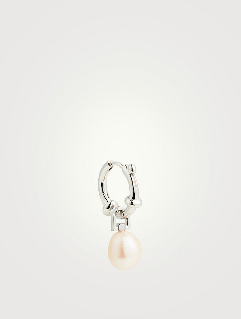 Cha Cha Earring Hoop Earring With Pearl