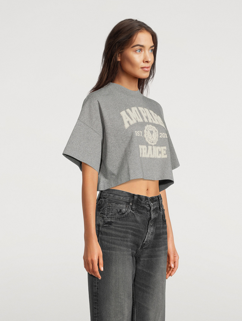 ◆正規品◆AMI PARIS FRANCE CROPPED T-SHIRT(W)◆関税/送料込◆ m_5000597473_10?$Thumbnail$