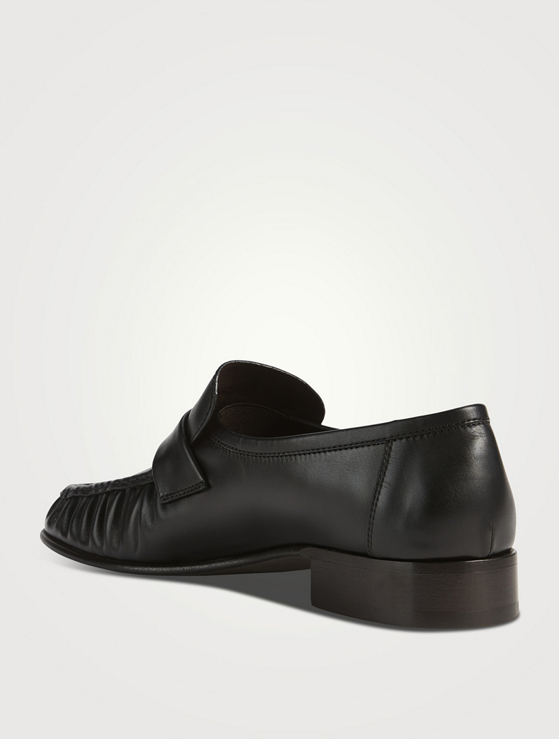 THE ROW Leather Soft Loafers