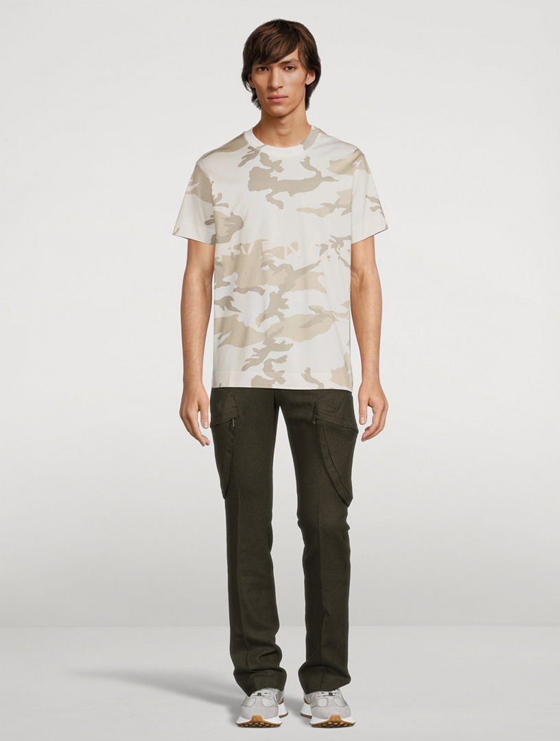 GIVENCHY 4G Camo Jersey T Shirt Holt Renfrew