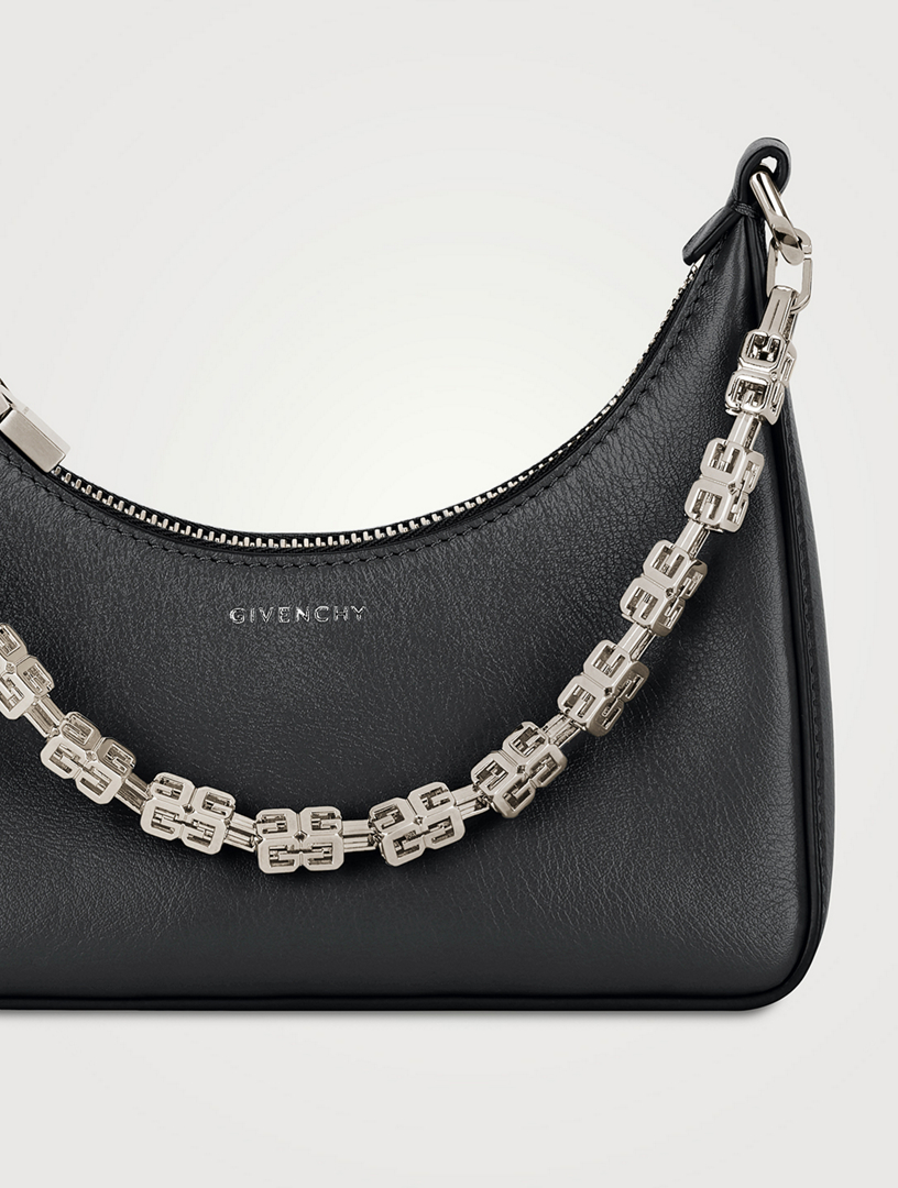 GIVENCHY Mini Moon Cut Out Leather Shoulder Bag With Chain | Holt