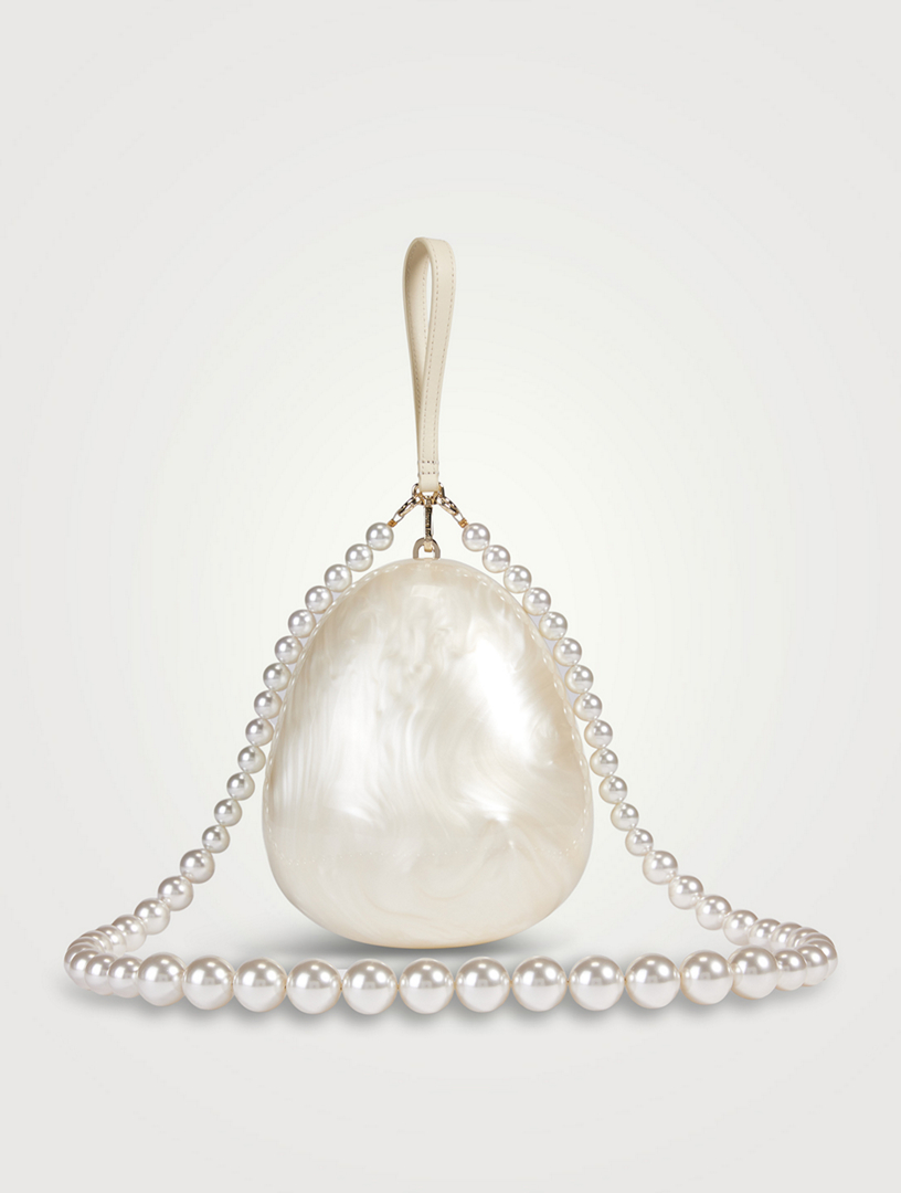 【関税込み】Simone Rocha オフホワイト Pearl Egg バッグ Pearl Egg Bag – Simone Rocha
