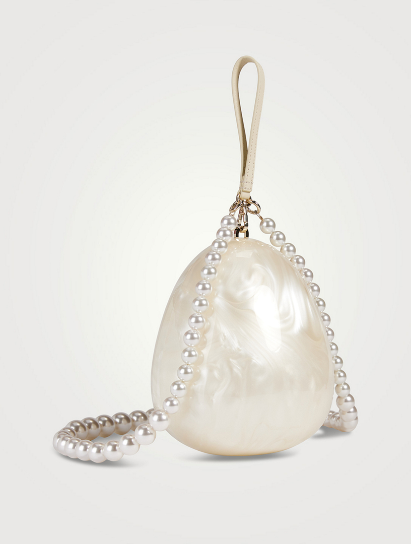 Simone Rocha egg バッグ SIMONE ROCHA Leather Egg Case Bag | Holt Renfrew