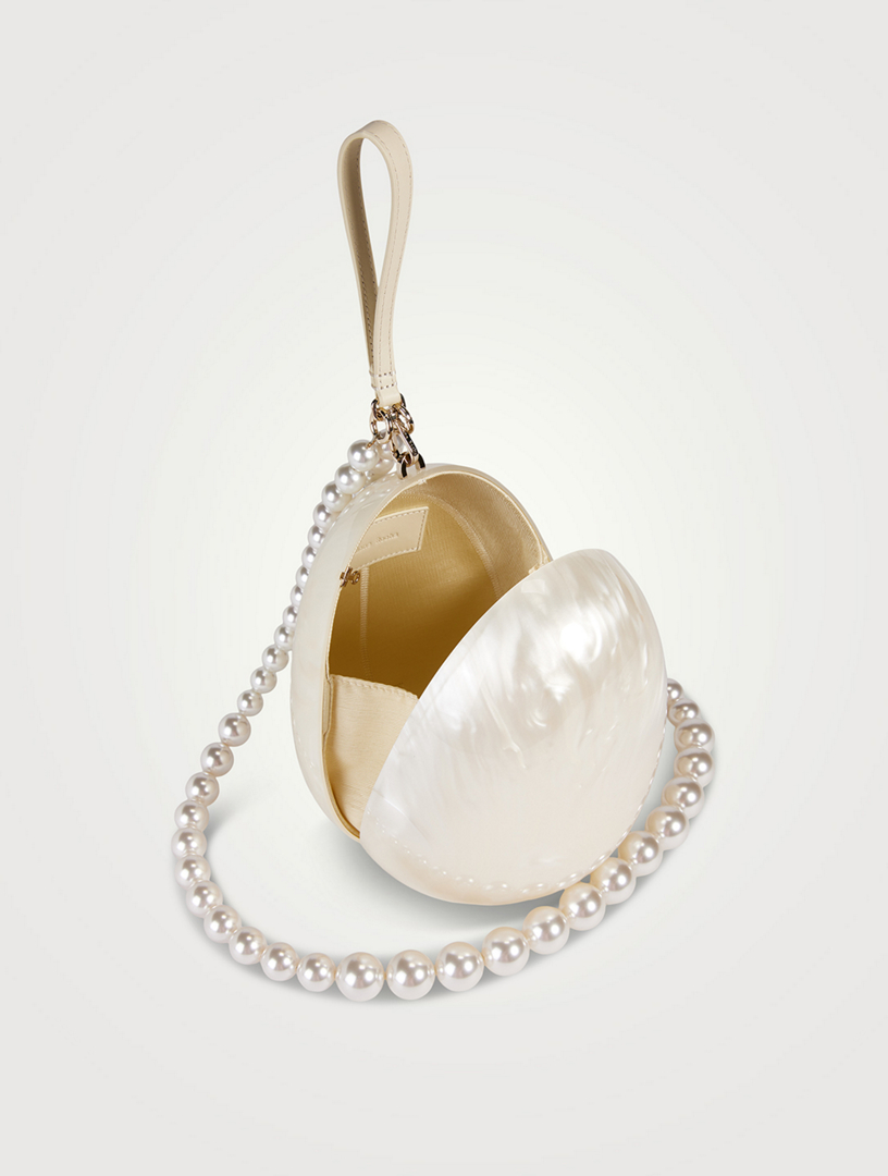 Simone Rocha Pearl Egg Bracelet Bag