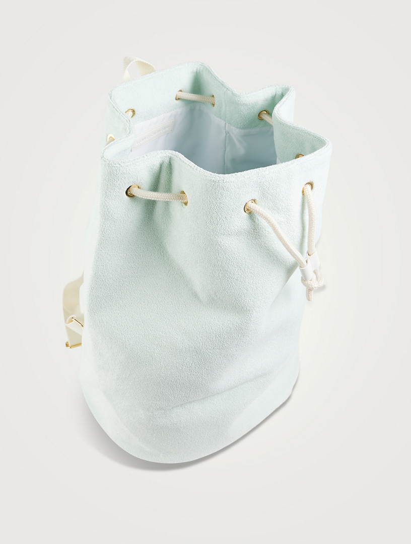 Terry Drawstring Backpack