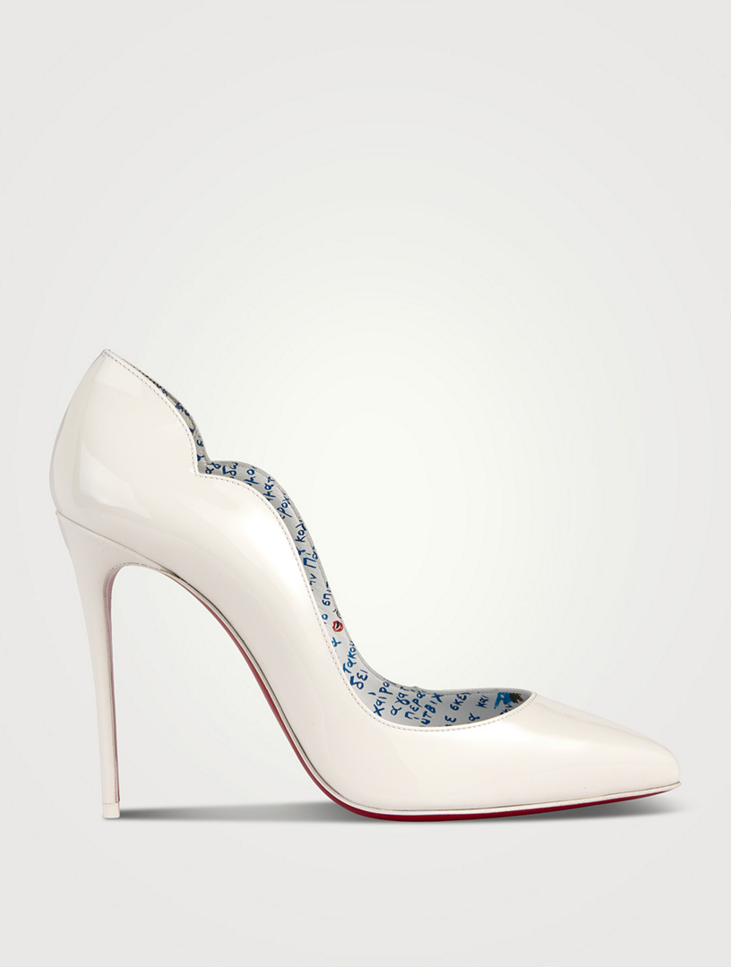 Hot Chick 100 Patent Leather Pumps With Lexi Loubi Lining