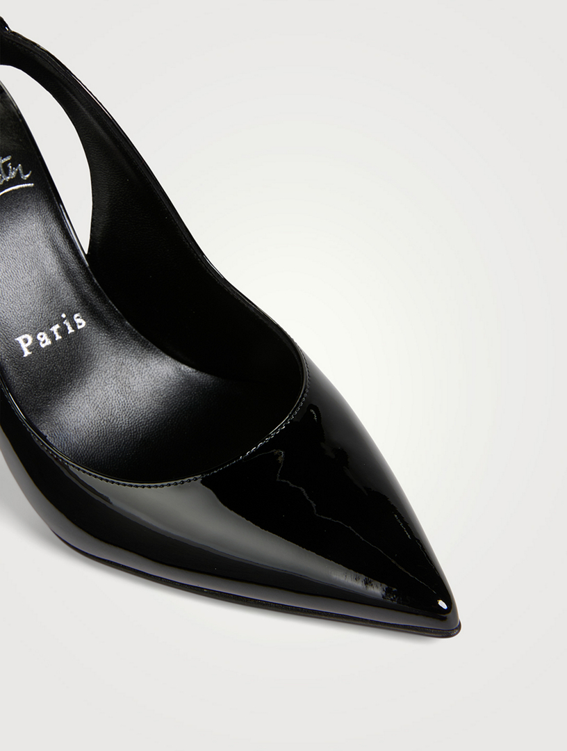 CHRISTIAN LOUBOUTIN Hot Chick 100 Patent Leather Slingback Pumps Holt Renfrew