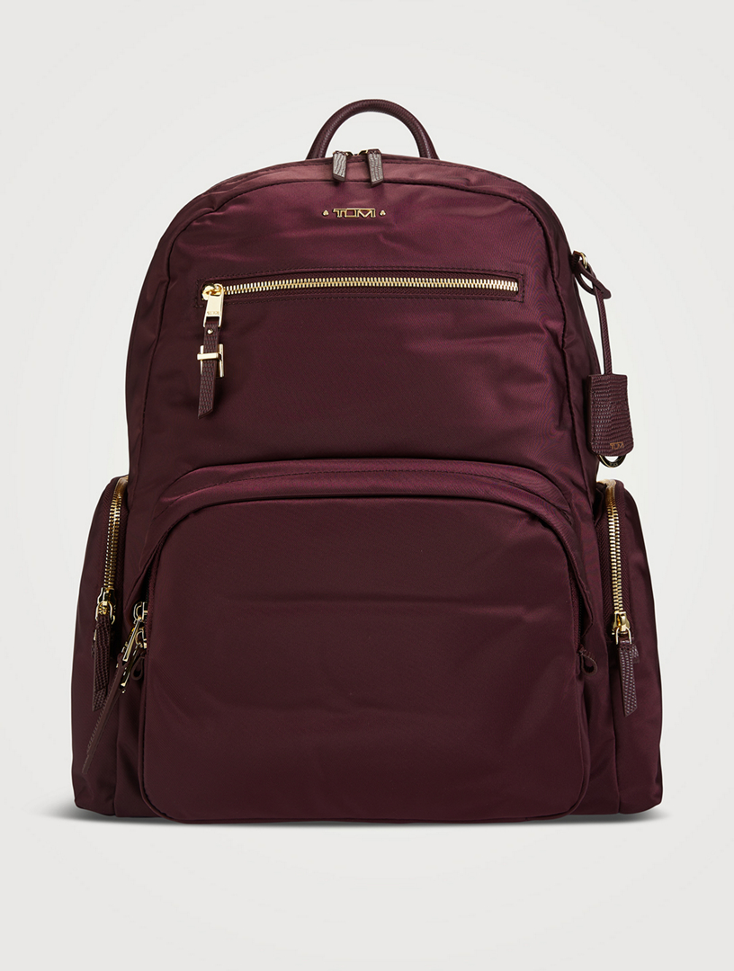 Tumi carson leather outlet backpack