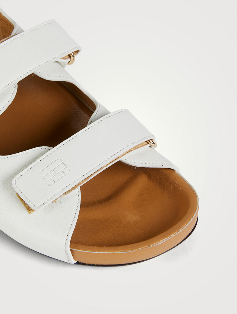 FRAME Le Maxson Leather Slingback Sandals | Holt Renfrew