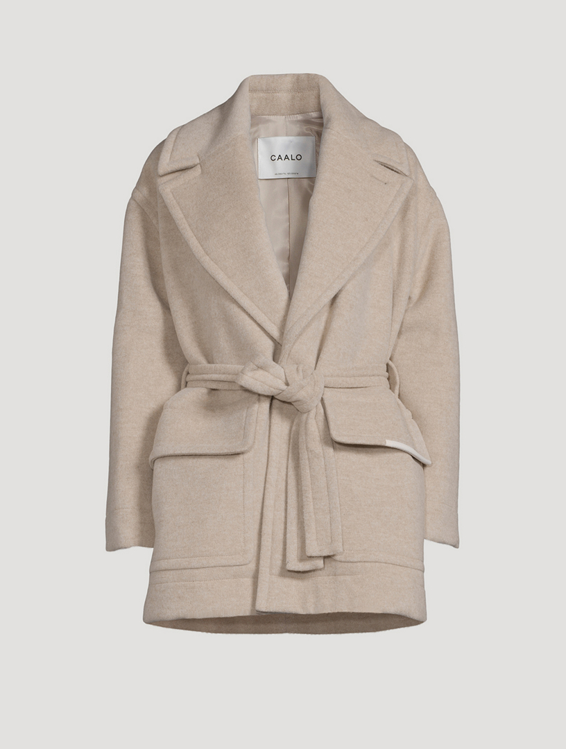 Cashmere Down Robe Coat