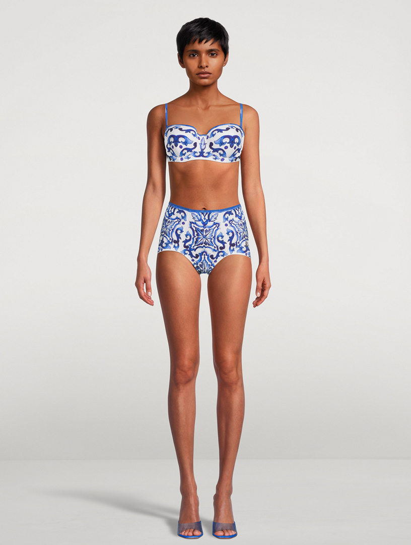 Dolce and gabbana majolica swimsuit best sale