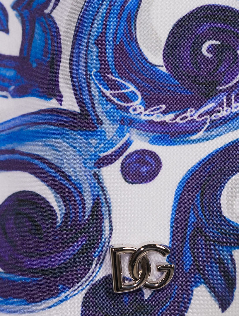 DOLCE & GABBANA One-Piece Swimsuit In Majolica Print | Holt