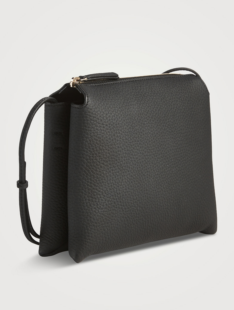 Mini Twin Leather Crossbody Bag