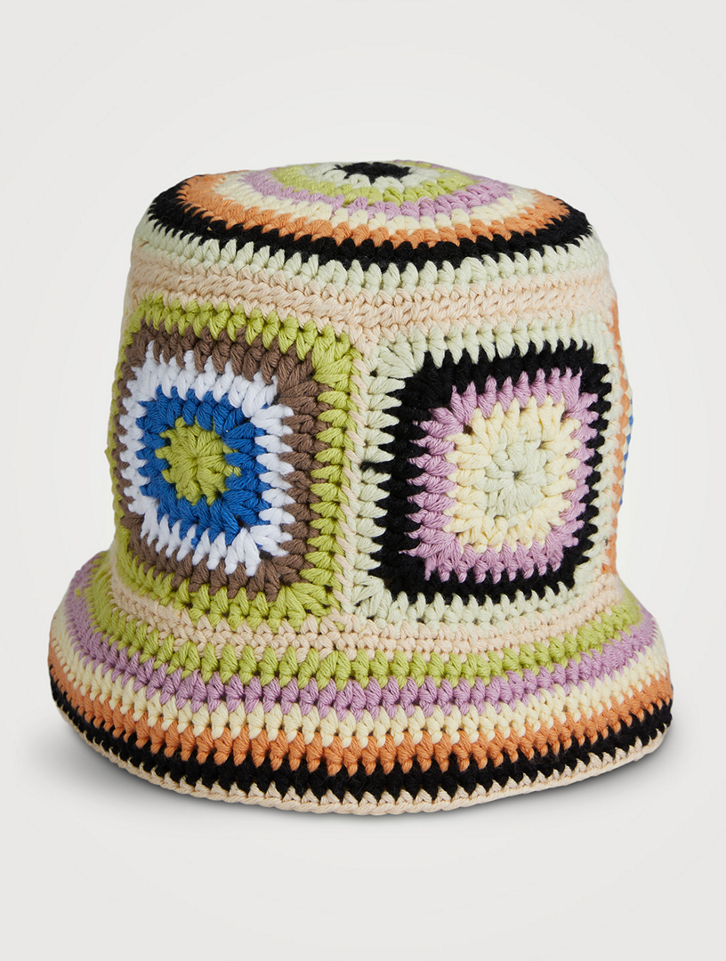 Crochet Granny Square Hat