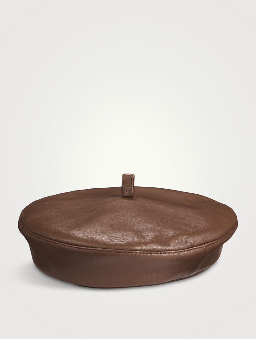 Leather Beret