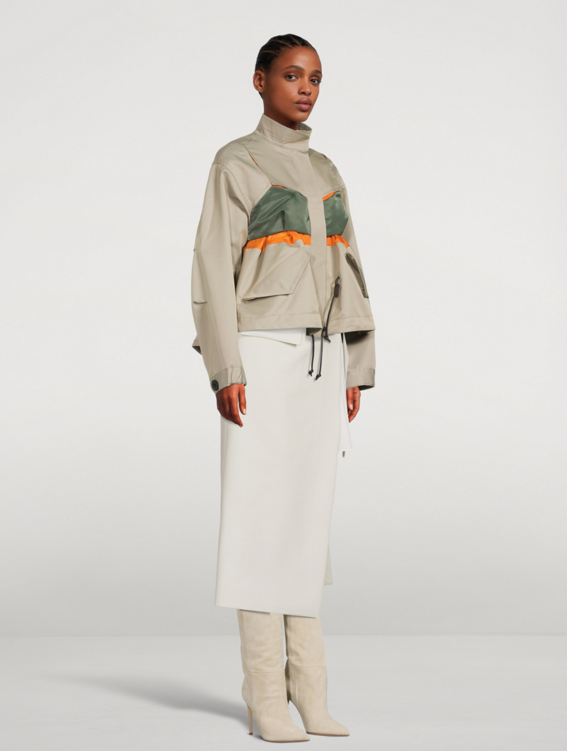 sacai Cotton Gabardine Mix Blouson | www.fleettracktz.com