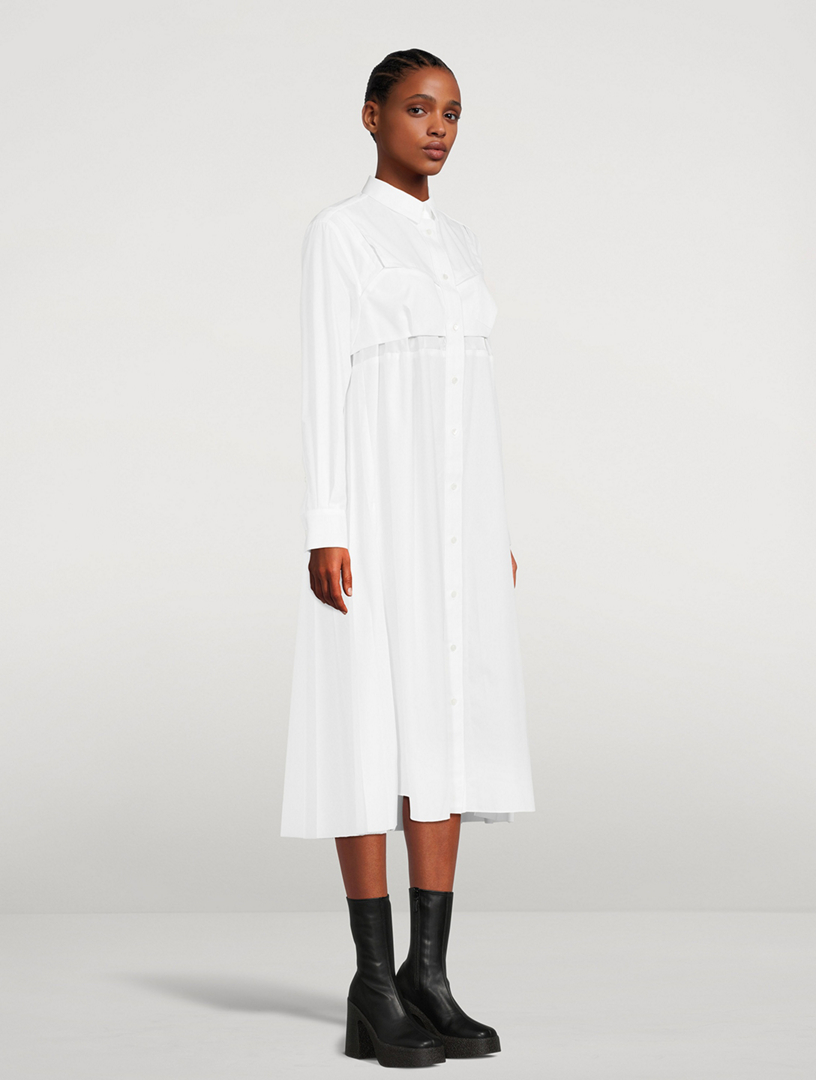 Poplin Shirt Dress