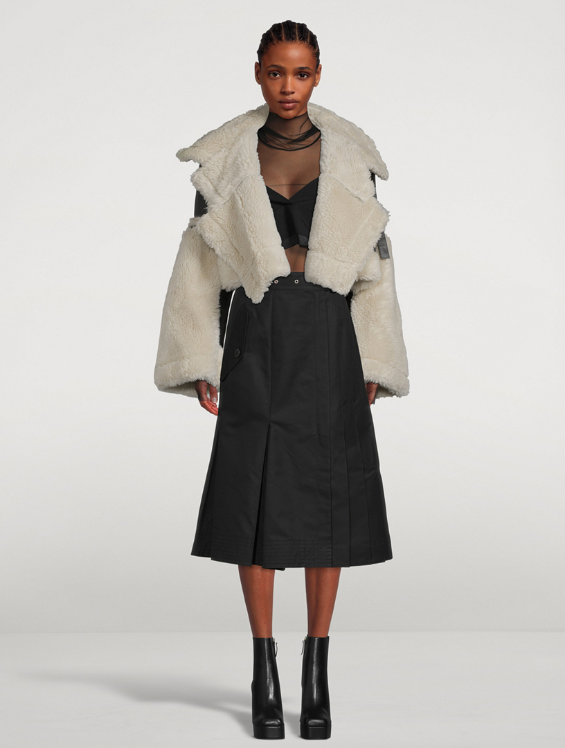 SACAI Faux Shearling Blouson | Holt Renfrew