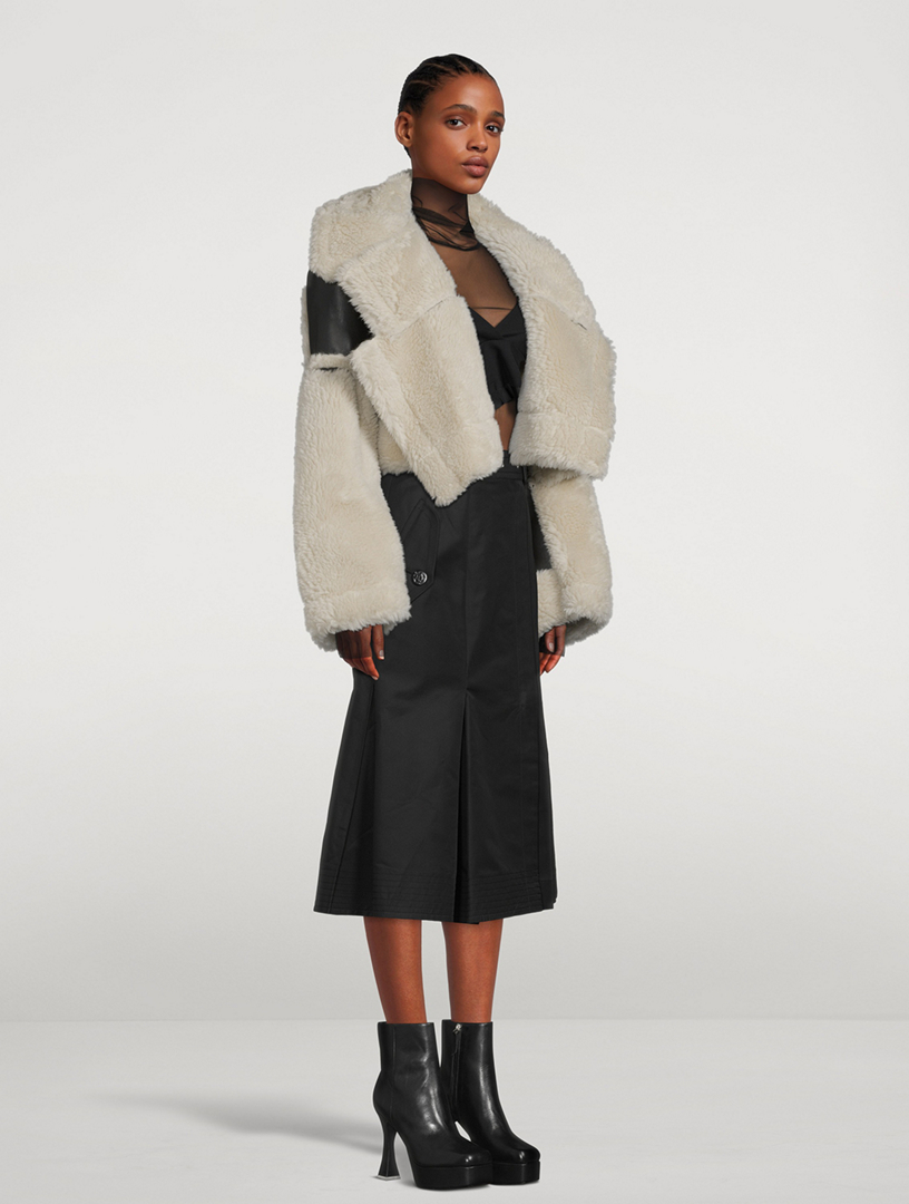 SACAI Faux Shearling Blouson | Holt Renfrew