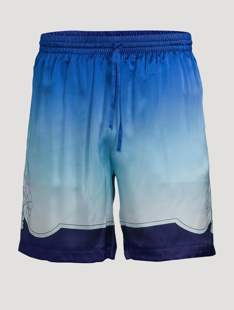 Casablanca Place Vendome Silk Shorts