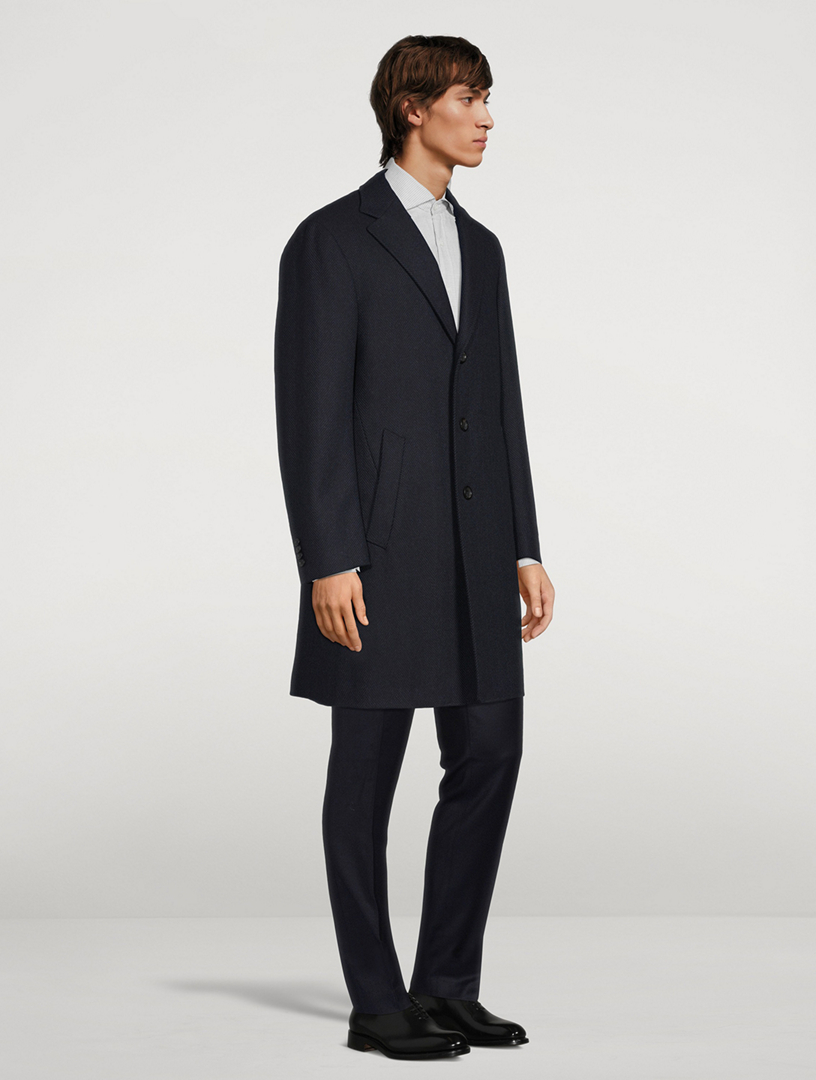 Canali cashmere coat sale