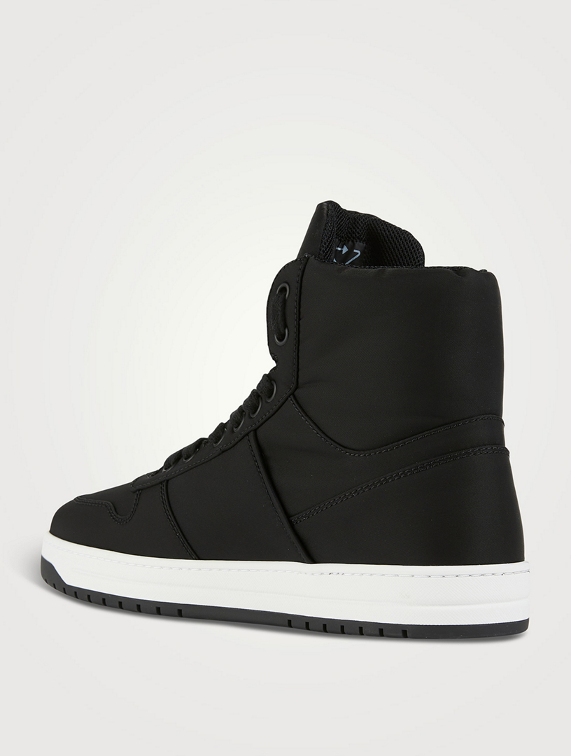 PRADA Nylon High-Top Basketball Sneakers | Holt Renfrew