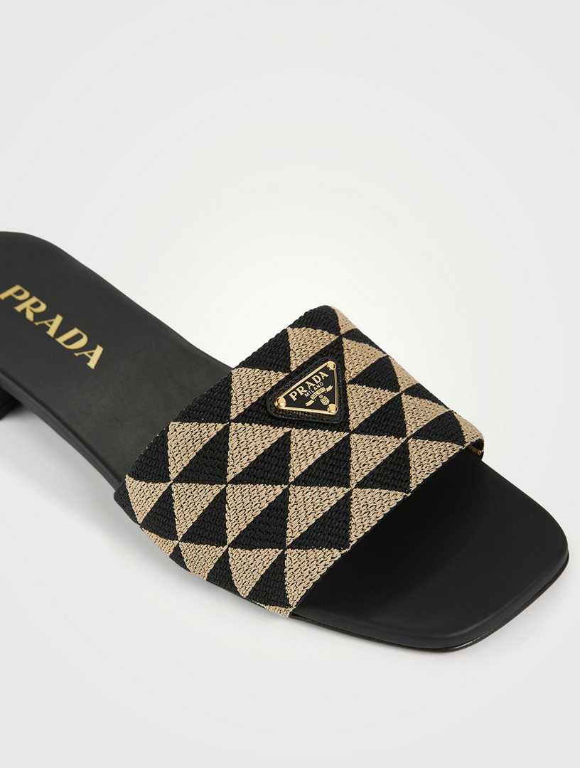 Prada on sale logo slides