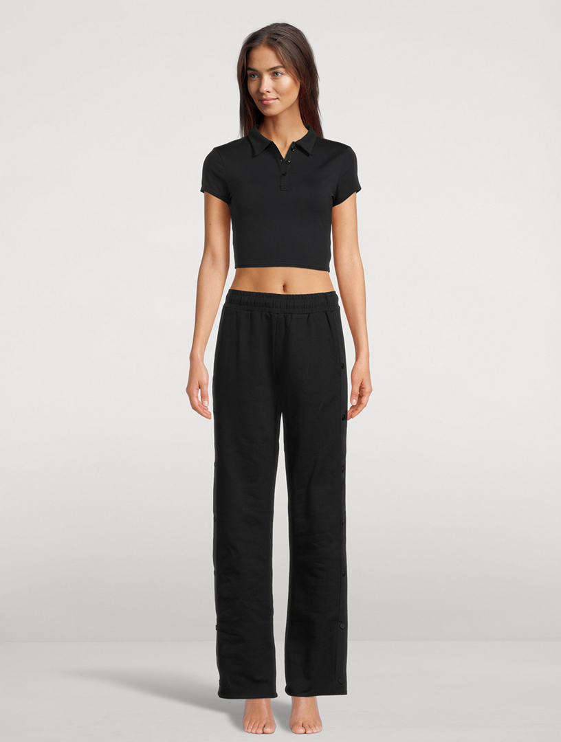 ALO YOGA Choice Cropped Polo Holt Renfrew