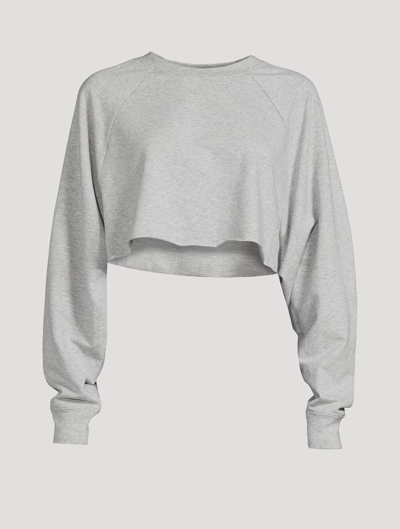 Double Take Crop Sweatshirt