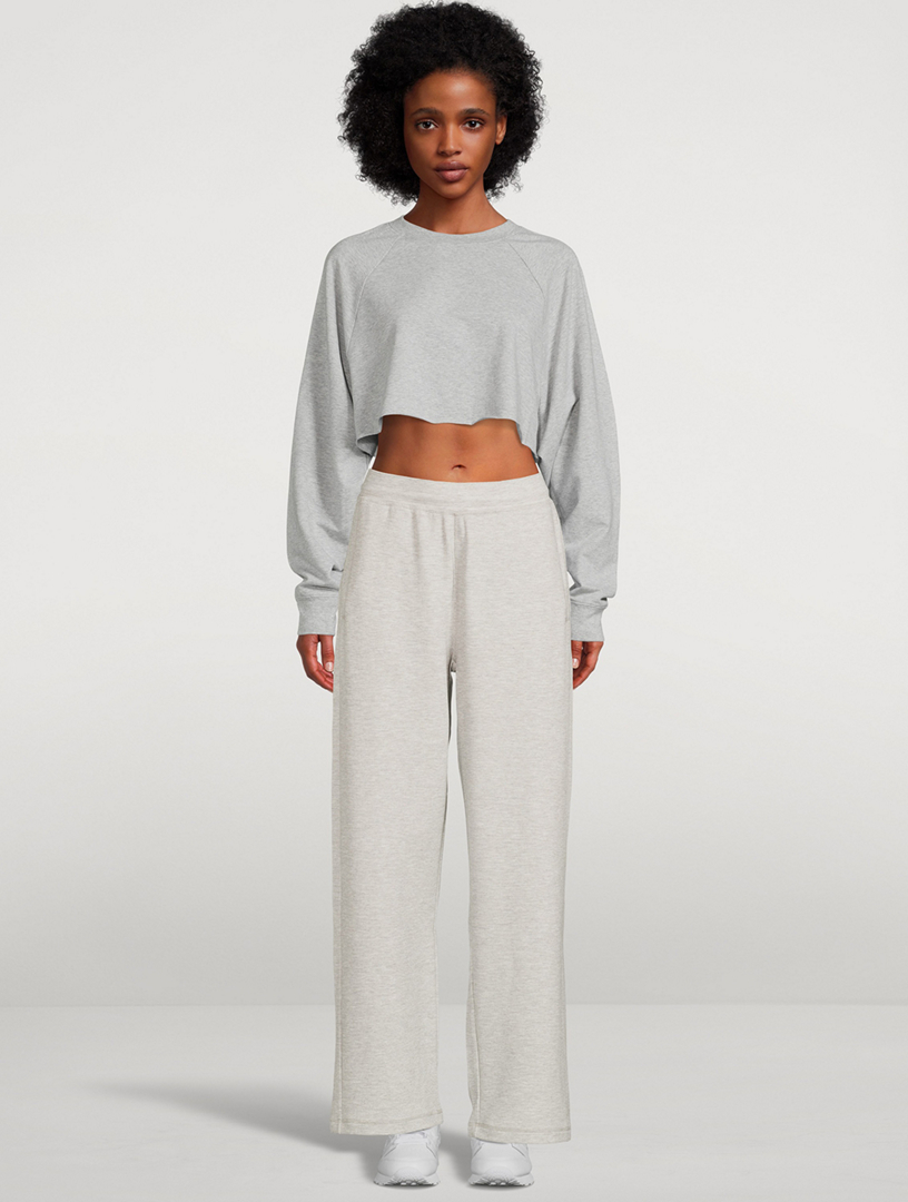 ALO YOGA Double Take Crop Sweatshirt