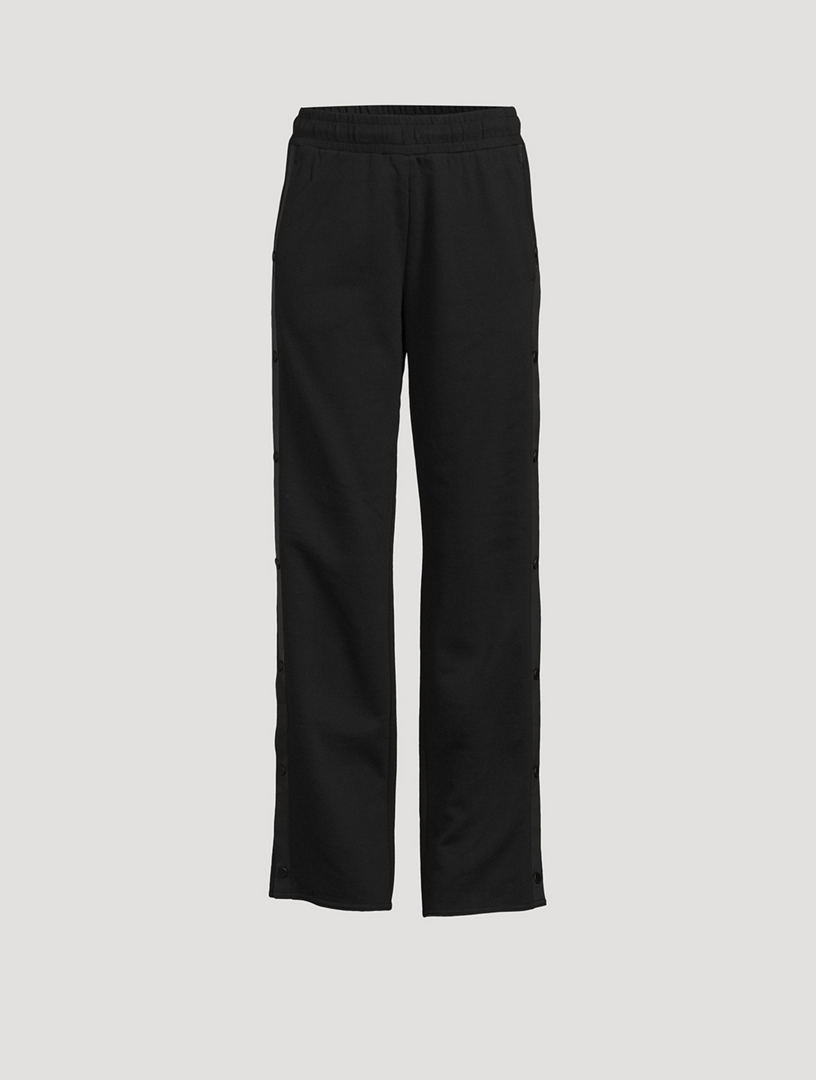 Courtside Tearaway Snap Pants in Espresso by Alo Yoga