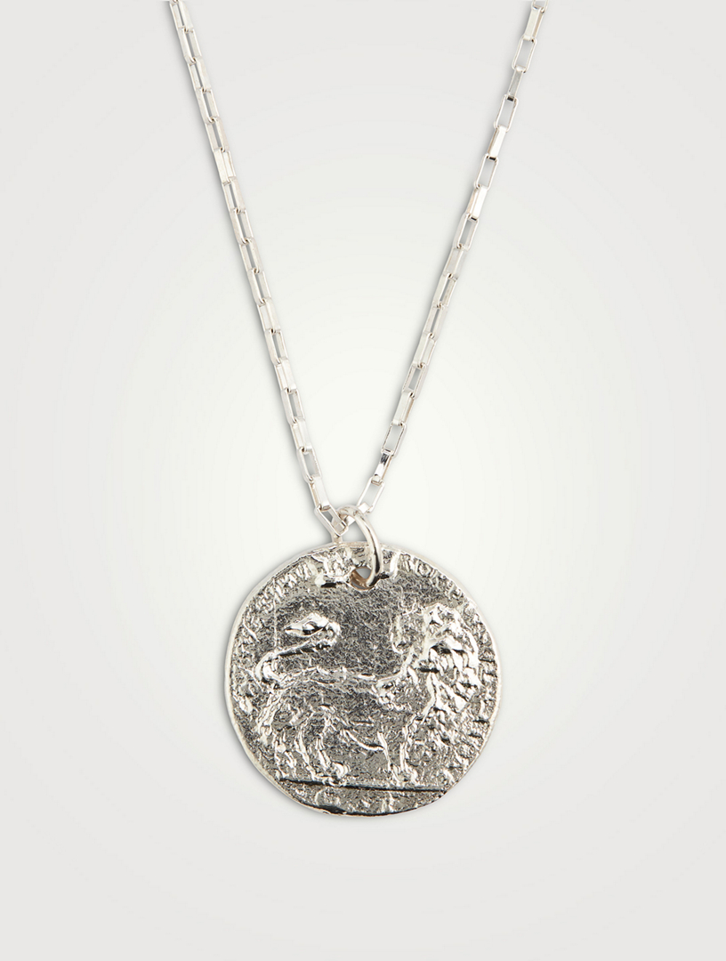 Medium Snow Lion Necklace 