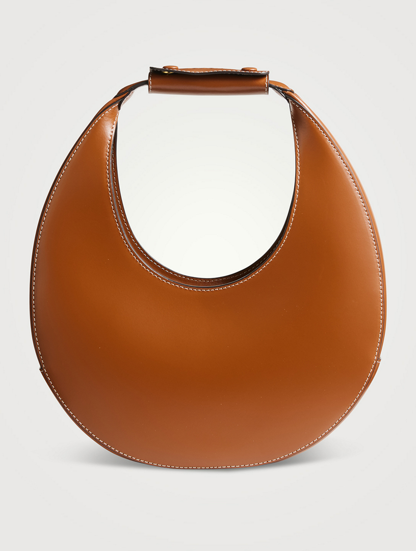 STAUD Moon Leather Shoulder Bag Holt Renfrew