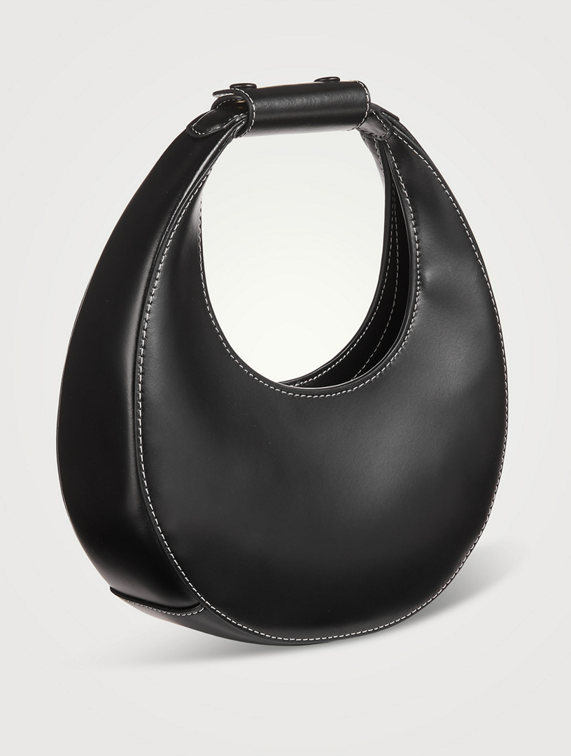 Mini Moon Leather Shoulder Bag