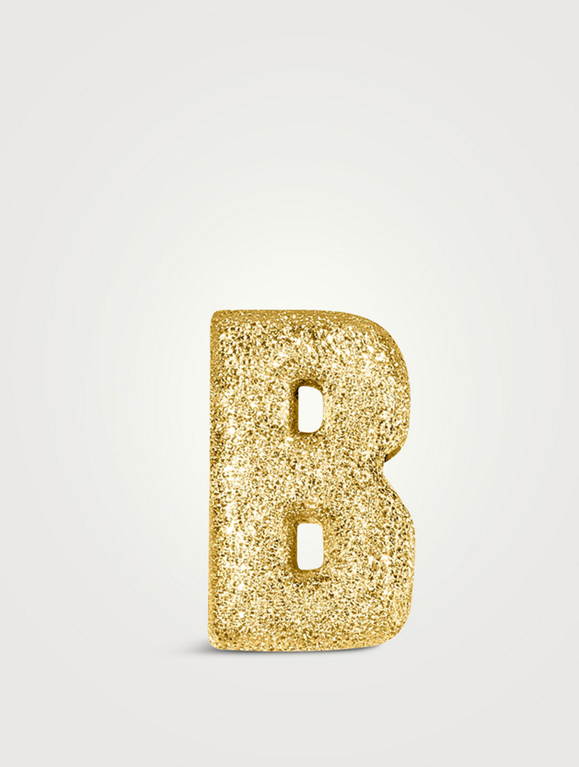 Forte Beads 18K Gold Letter B Bead