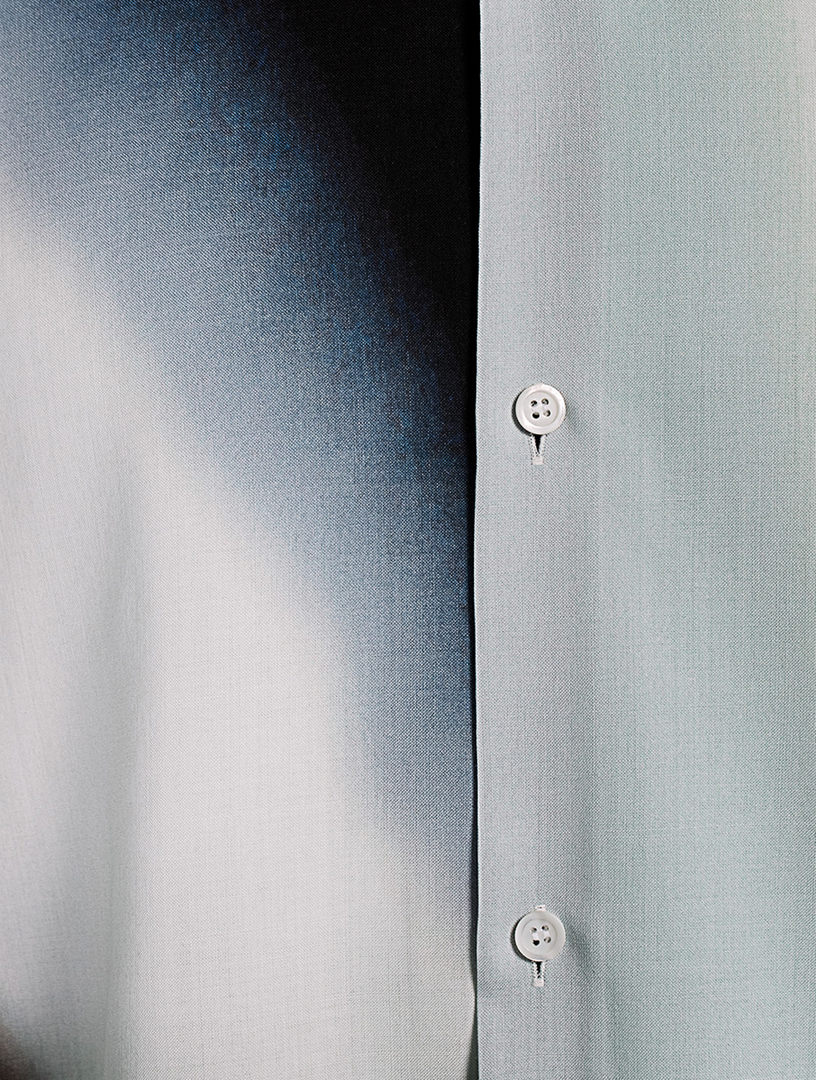 Wool Silicone Melange Shirt