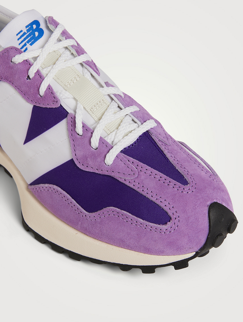 YA- NEW BALANCE 327 Suede And Mesh Sneakers | Holt Renfrew