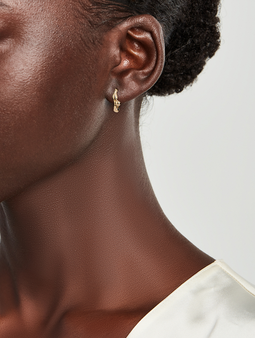 FARIS Small Lava Hoop Earrings | Holt Renfrew