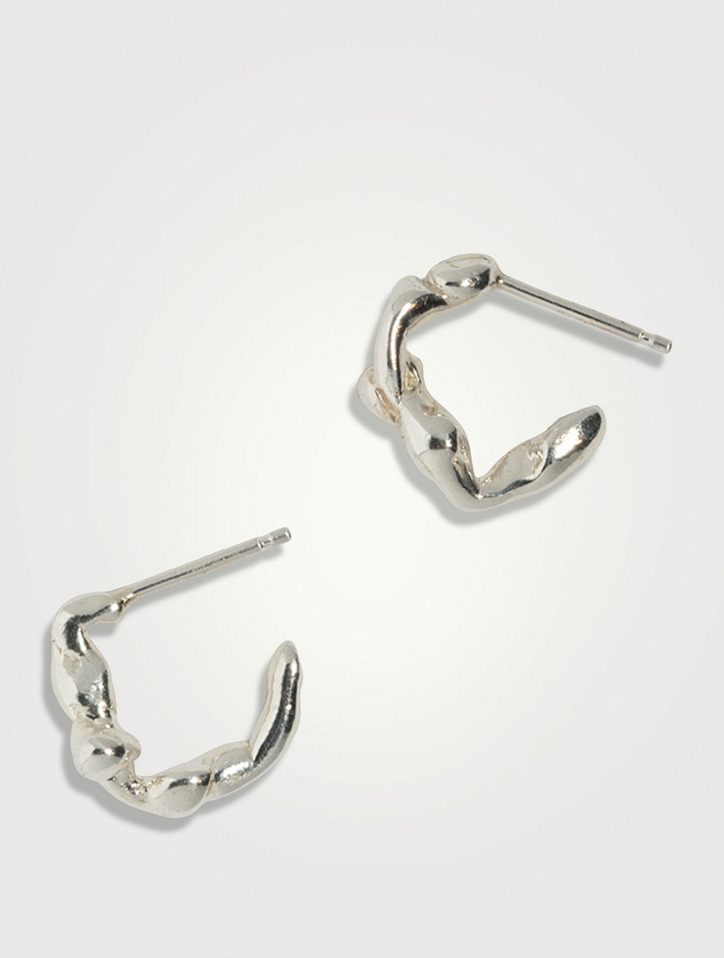 FARIS Small Lava Hoop Earrings | Holt Renfrew