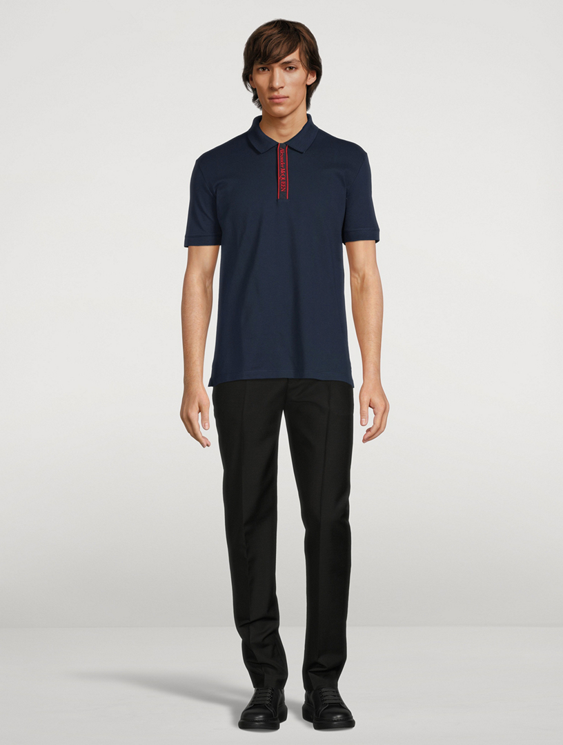 Selvedge Logo Tape Polo Shirt