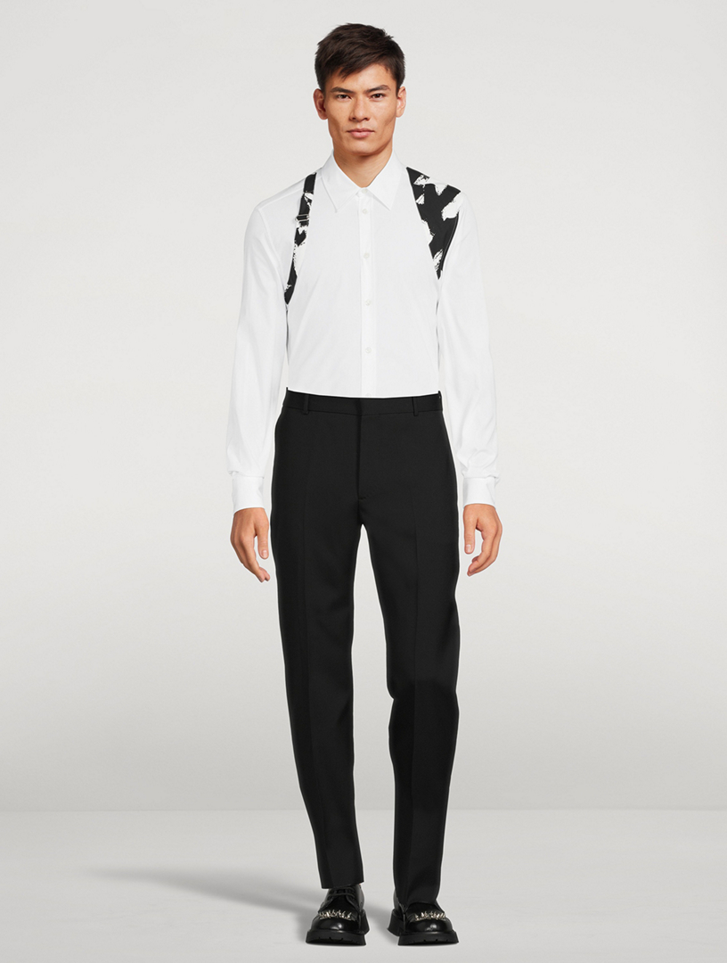 McQueen Graffiti Harness Shirt