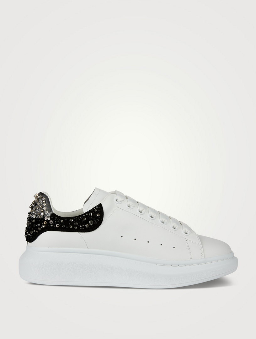 ALEXANDER MCQUEEN Glitter Oversized Leather Sneakers Holt Renfrew