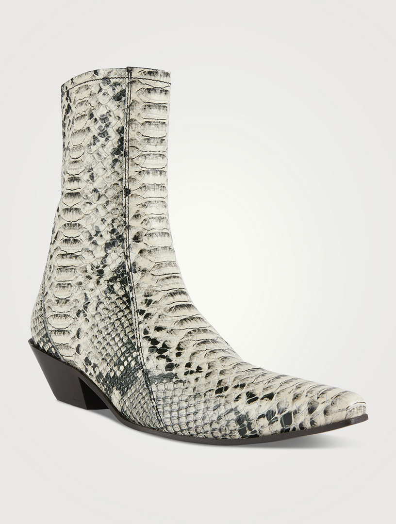 Acne discount snake boots